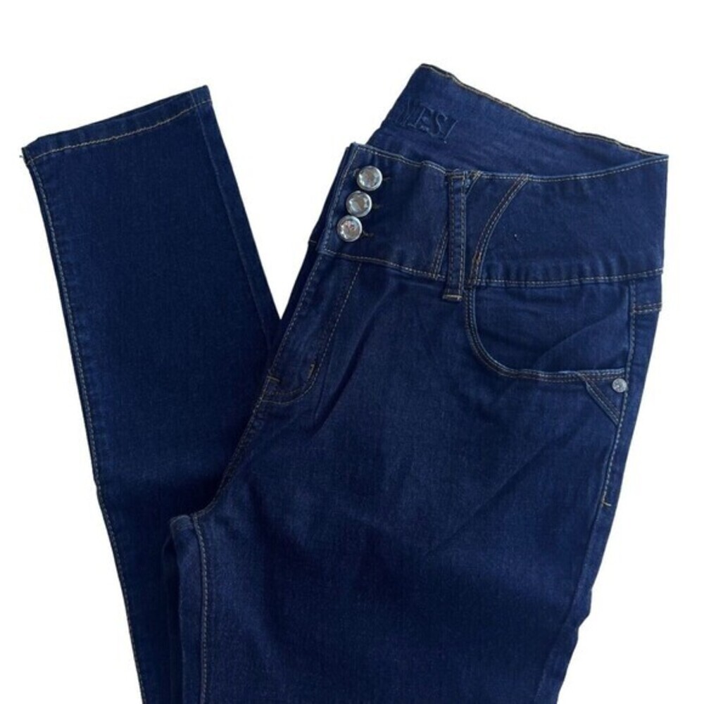DANESI JEANS Women's Butt Lifter Technology‎ Sz 15 Stretch Jean Navy Blue Skinny